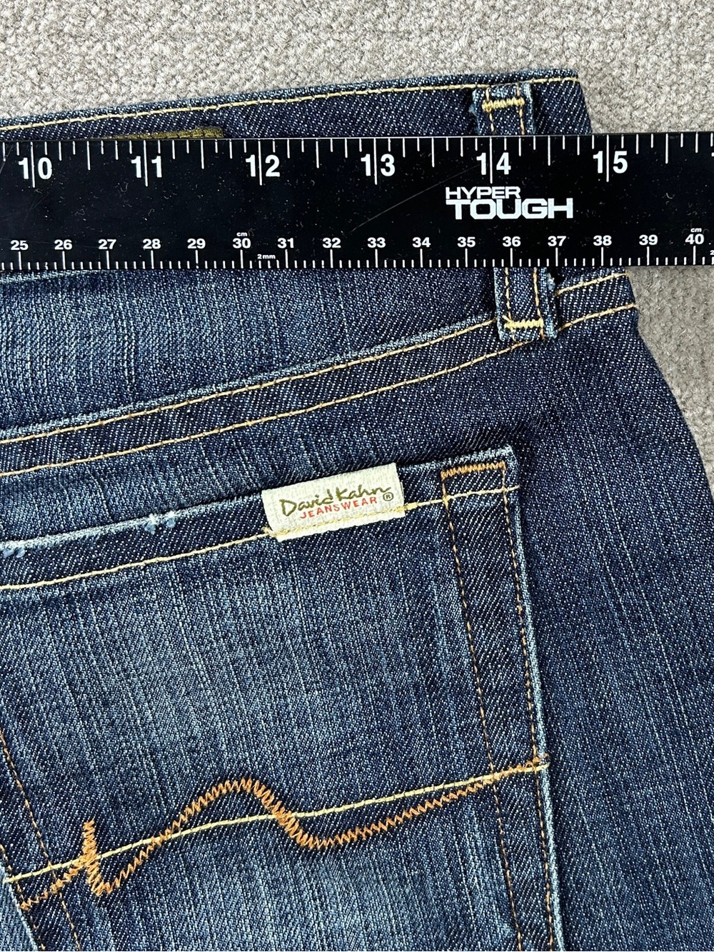 Y2K David Kahn Made in USA Lauren Bootcut Jeans Women's Size 6 - Picture 6 of 16